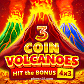Play 3 Coin Volcanoes Game Card